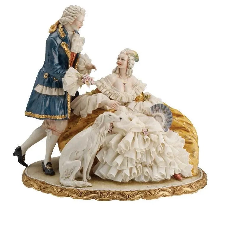 Picture Figura kobiety i mężczyzny z porcelany