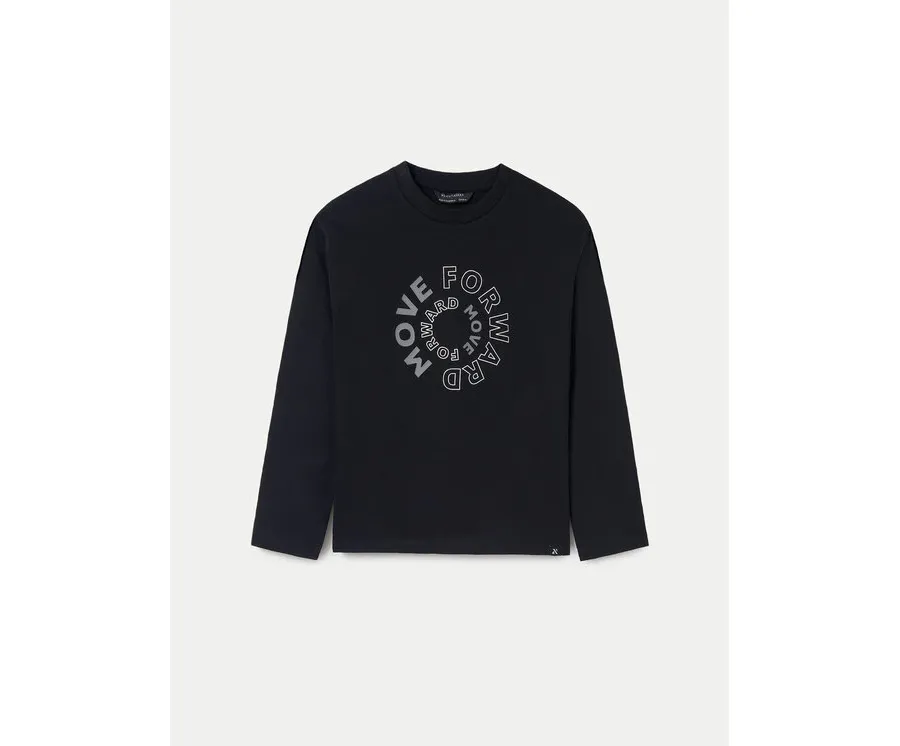 obrazek 1 Mayoral Bluzka 842 Czarny Regular Fit