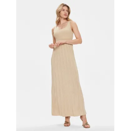 Zdjęcie MICHAEL Michael Kors Sukienka dzianinowa MR4822IAFB Złoty Regular Fit