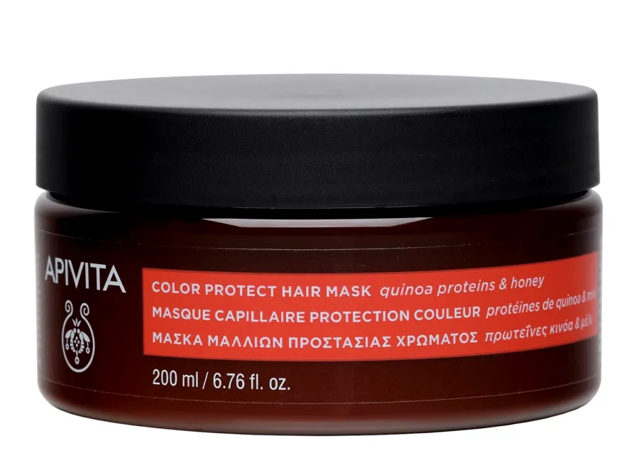 obrazek 1 Apivita Color Seal maska do włosów ochrona koloru  200 ml