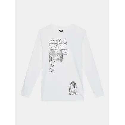 Zdjęcie OVS Bluzka STAR WARS 1891928 Biały Regular Fit