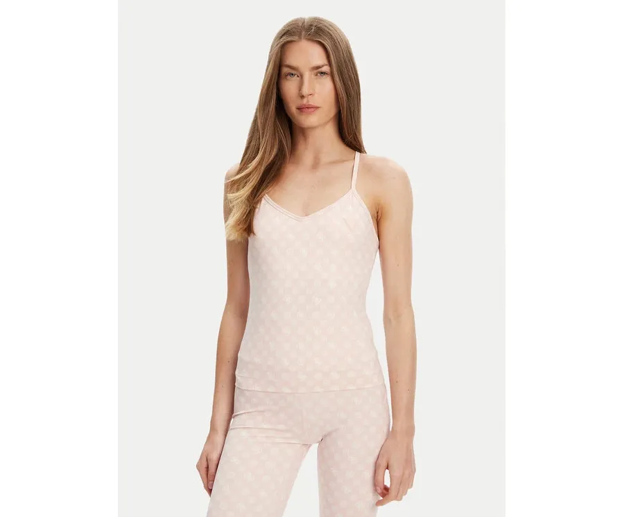 obrazek 1 Guess Top V5YP11 MC03W Różowy Slim Fit