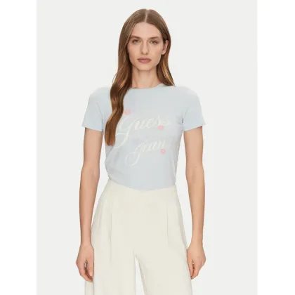 Zdjęcie Guess Jeans T-Shirt W5GI24 J1314 Niebieski Regular Fit
