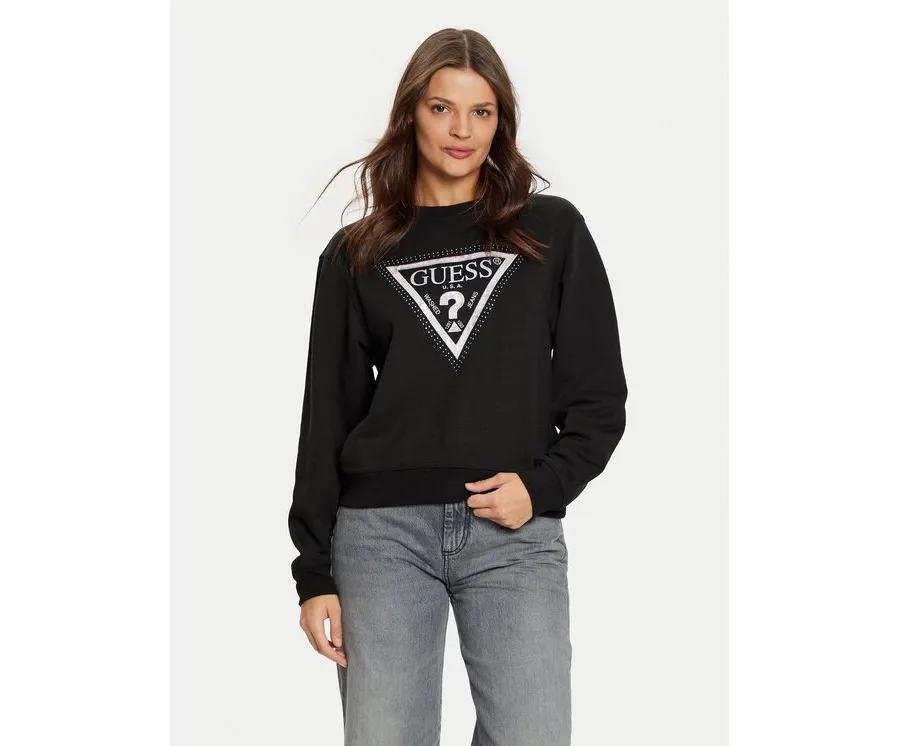 obrazek 1 Guess Bluza W5RQ09 K8802 Czarny Regular Fit