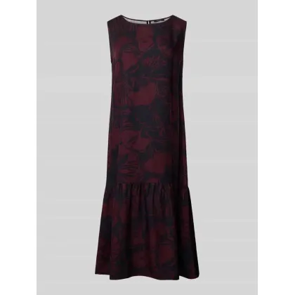 Zdjęcie Sukienka midi z nadrukiem na całej powierzchni model ‘Wicy art’
