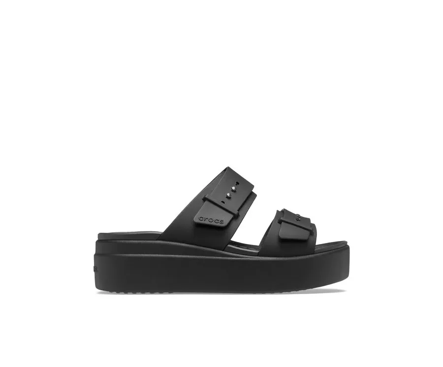 obrazek 1 Crocs Klapki Brooklyn Sandal Lowwdg 207431 Czarny