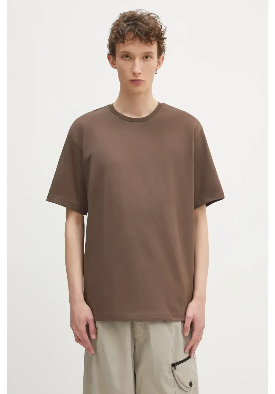obrazek 1 The North Face t-shirt bawełniany Relaxed męski kolor brązowy z aplikacją NF0A8C351OI1