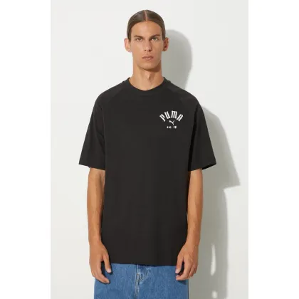 Zdjęcie Puma t-shirt Classics Play Paris męski kolor czarny gładki 626767