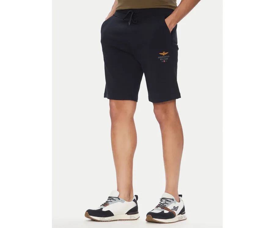 obrazek 1 Aeronautica Militare Szorty sportowe 251BF017F459 Granatowy Regular Fit