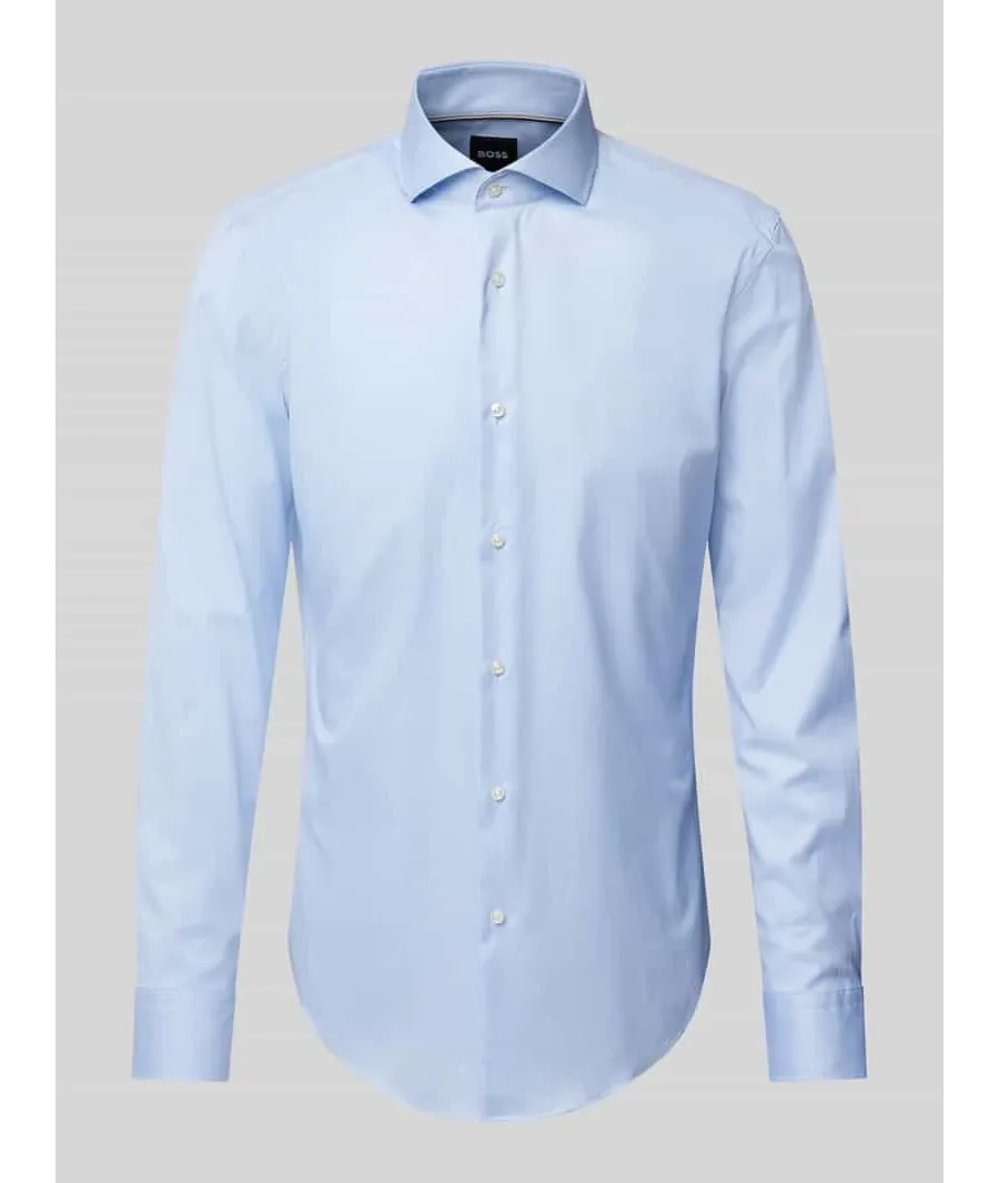 obrazek 1 Koszula biznesowa o kroju slim fit z kołnierzykiem typu cutaway
