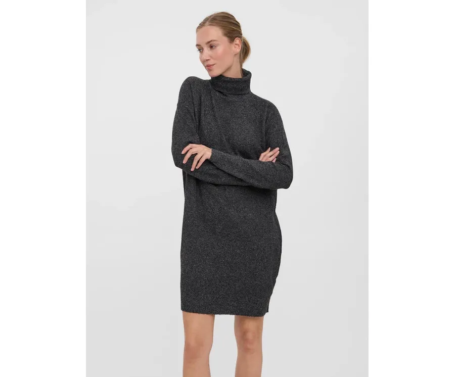 obrazek 1 Vero Moda Sukienka dzianinowa 10199744 Czarny Regular Fit