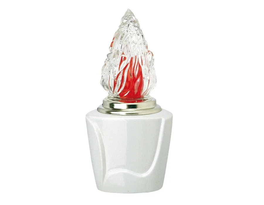 obrazek 1 Wyjątkowa porcelana - elektryczna lampka na nagrobki