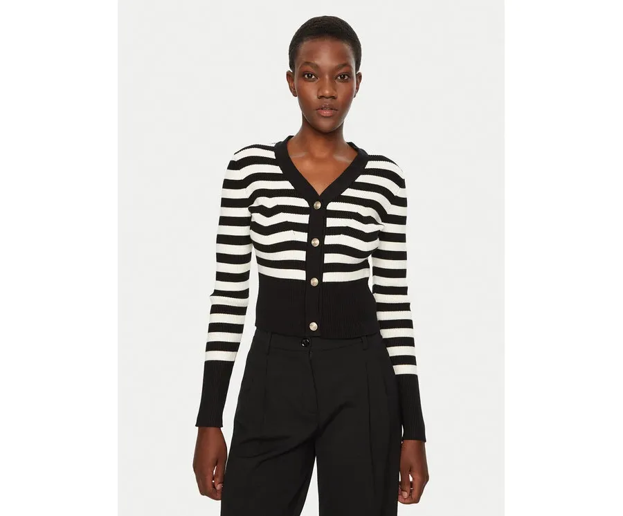 obrazek 1 Fracomina Kardigan FS24WT8005K459N8 Czarny Slim Fit