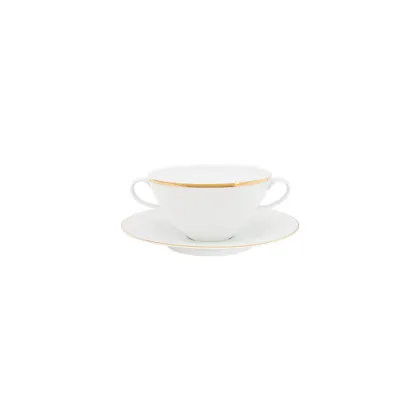 Zdjęcie Cudowna filiżanka ze spodkiem do consome z portugalskiej porcelany - Porcel