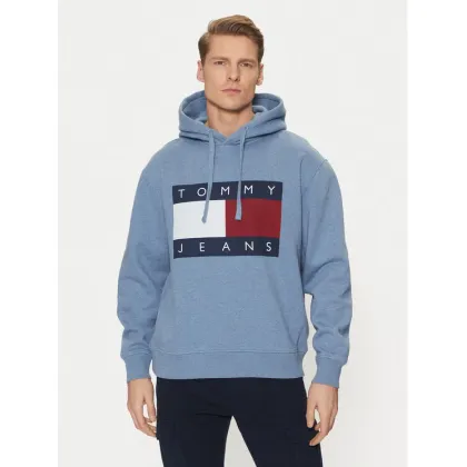 Zdjęcie Tommy Jeans Bluza Flag DM0DM21174 Niebieski Regular Fit