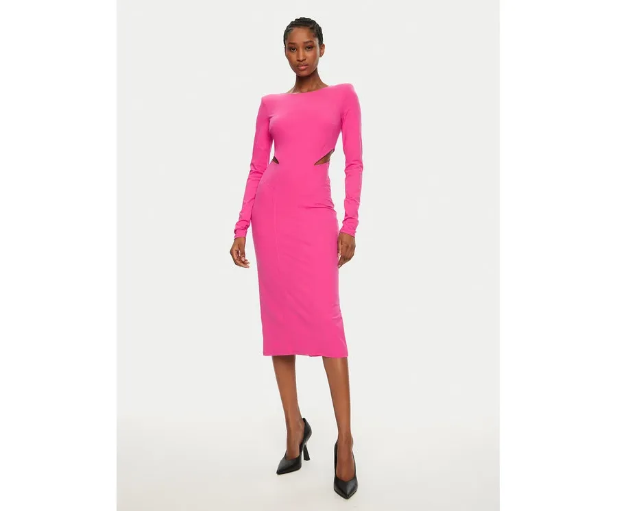 obrazek 1 Patrizia Pepe Sukienka koktajlowa 8A1454/J129-R846 Różowy Slim Fit