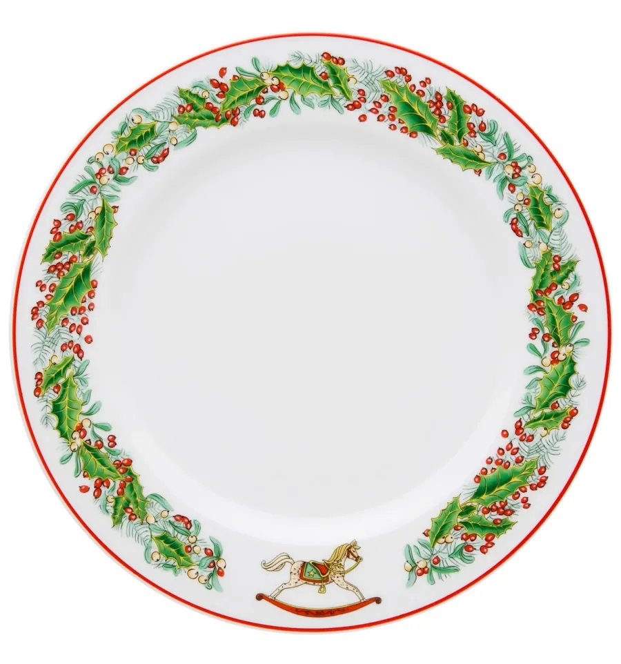 obrazek 4 Porcelanowy zestaw 6 talerzy na chleb i masło ze świątecznej kolekcji Christmas Magic - Vista Alegre