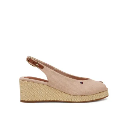 Zdjęcie Tommy Hilfiger Espadryle Flag Mid Wedge Espad Slingback FW0FW08595 Różowy