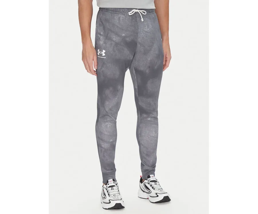 obrazek 1 Under Armour Spodnie dresowe Rival Terry Printed 1390143 Szary Regular Fit