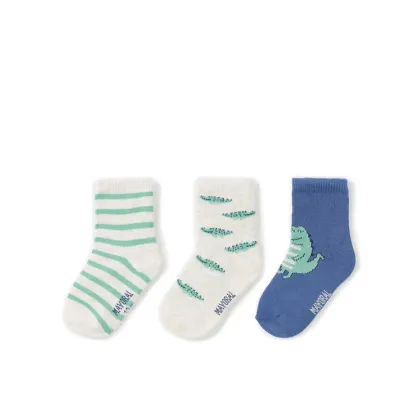 Zdjęcie Mayoral Zestaw 3 par wysokich skarpet dziecięcych 10652 Kolorowy