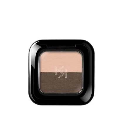 Zdjęcie KIKO Milano Bright Duo Eyeshadow Cień do powiek 1.8 g 02 Warm Beige / Dark Brown