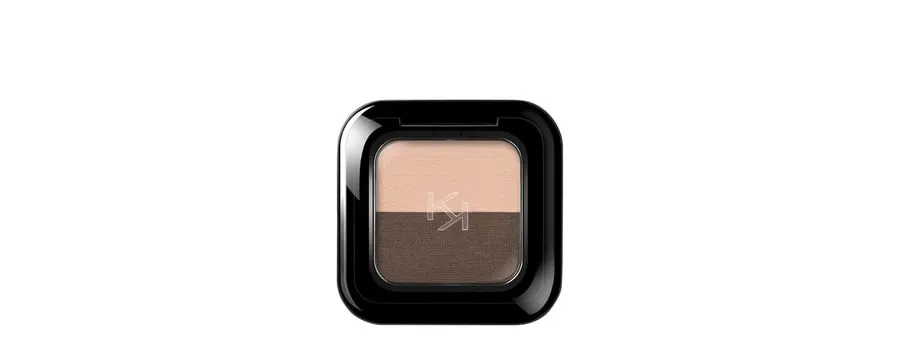 obrazek 1 KIKO Milano Bright Duo Eyeshadow Cień do powiek 1.8 g 02 Warm Beige / Dark Brown