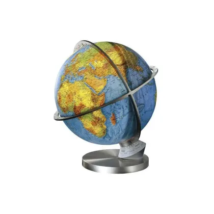 Picture Globe showing time zones