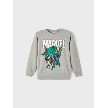 Zdjęcie NAME IT Bluza MARVEL 13210831 Szary Regular Fit