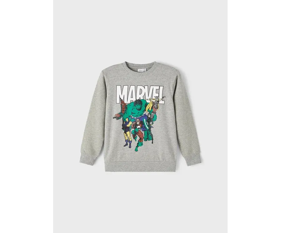 obrazek 1 NAME IT Bluza MARVEL 13210831 Szary Regular Fit