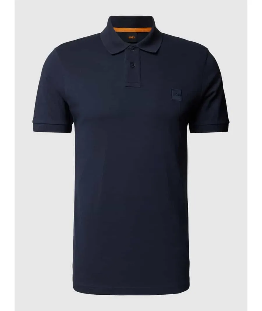 obrazek 1 Koszulka polo o kroju slim fit z krótką listwą guzikową