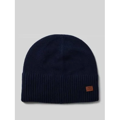 Zdjęcie Czapka beanie z aplikacją z logo model ‘LACKE’