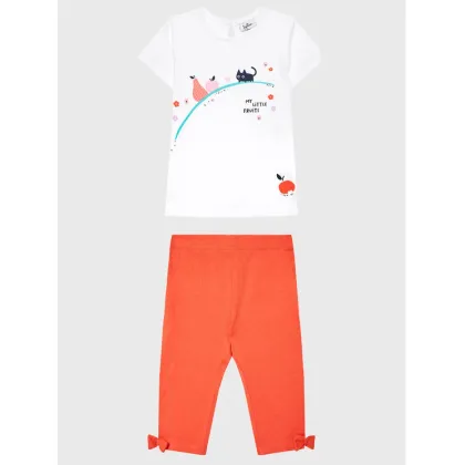 Zdjęcie OVS Komplet t-shirt i legginsy 1766934 Biały Regular Fit
