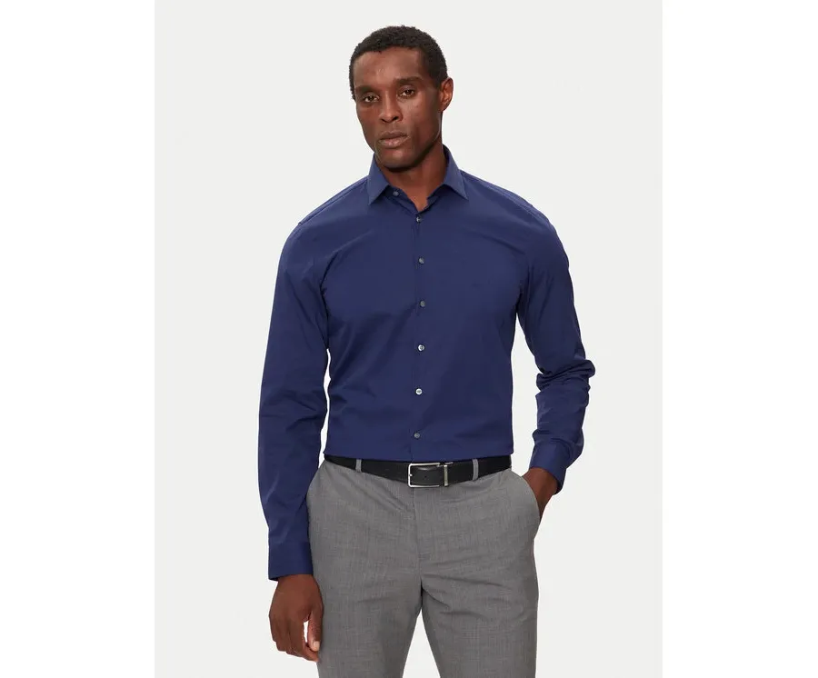 obrazek 1 Calvin Klein Koszula K10K108229 Granatowy Slim Fit