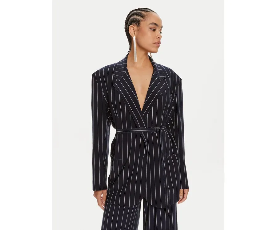 obrazek 1 NORMA KAMALI Marynarka KK1244PL158642 Granatowy Oversize