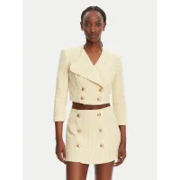 Zdjęcie Elisabetta Franchi Marynarka GI-160-52E2-V600 Żółty Regular Fit