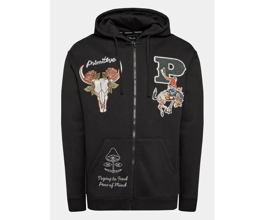 obrazek 1 Primitive Bluza Badlands PA323241 Czarny Regular Fit