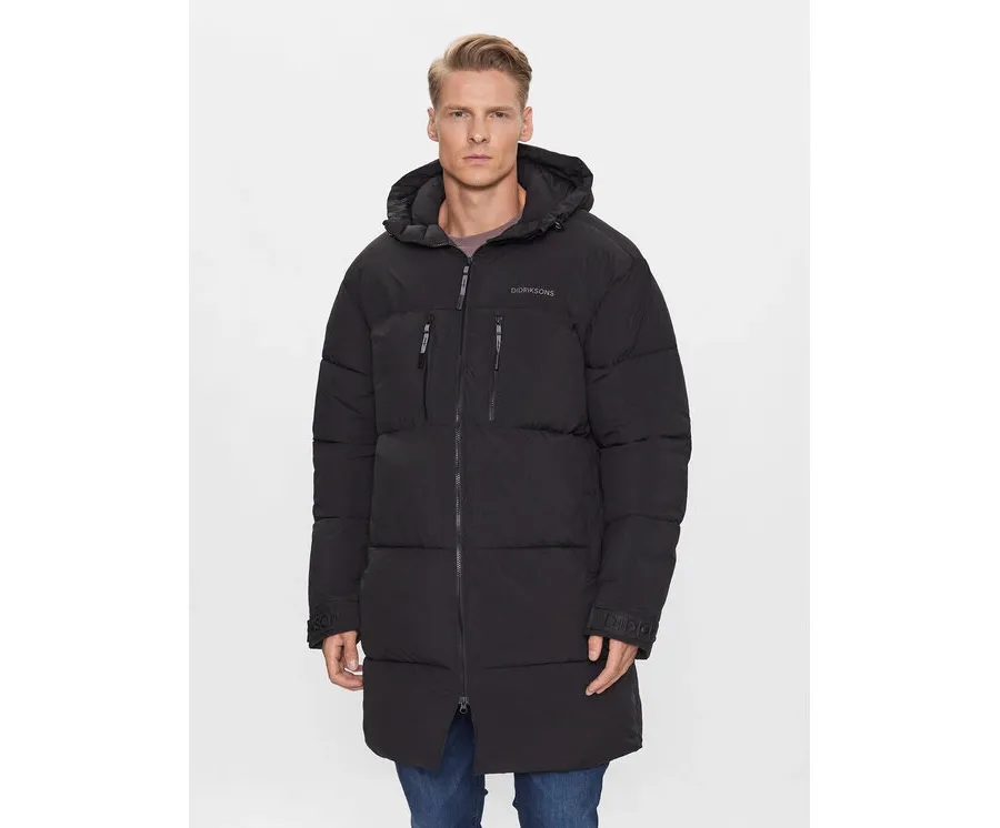 obrazek 1 Didriksons Kurtka zimowa Hilmer 504239 Czarny Loose Fit