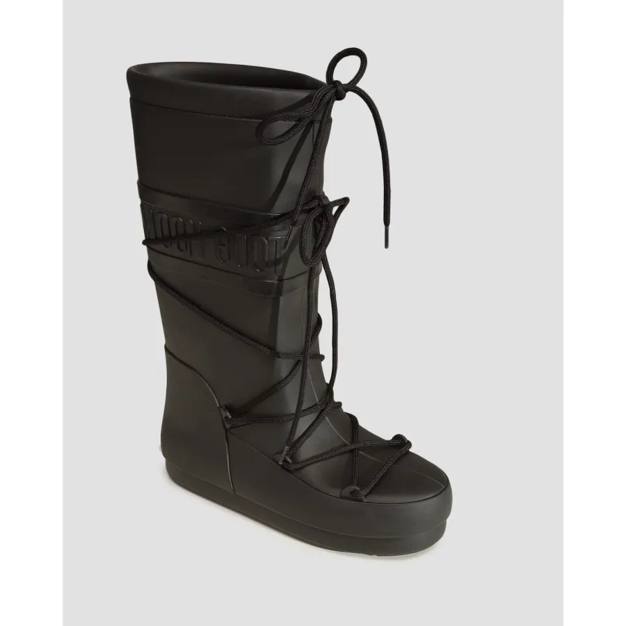 obrazek 1 Kalosze Damskie Moon Boot Rain Boots High Beżowe