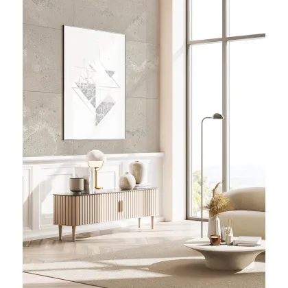 Zdjęcie 60x60 cm DS - (cappuccino, srebrne kruszywo) - płyta beton architektoniczny ultralekka