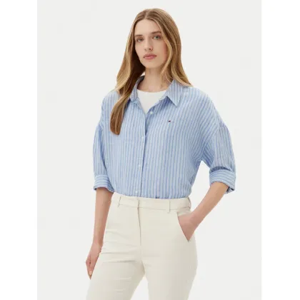 Zdjęcie Tommy Hilfiger Koszula WW0WW46169 Niebieski Loose Fit