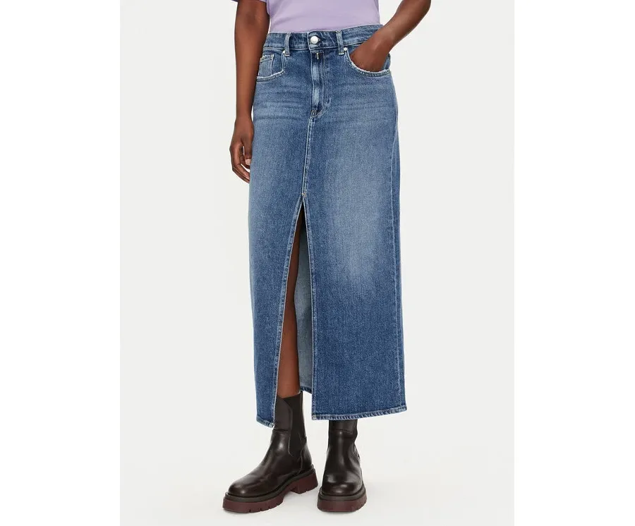 obrazek 1 Replay Spódnica jeansowa W9922 .000.737 789 Niebieski Regular Fit REPLAY