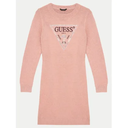 Zdjęcie Guess Sukienka dzianinowa J4BK11 Z3K20 Różowy Regular Fit