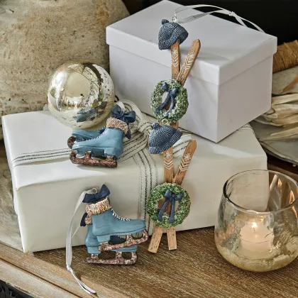 Zdjęcie Ozdoby wiszące, zestaw 4 szt. Papeta