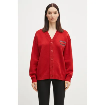 Zdjęcie Kenzo kardigan wełniany x Verdy kolor czerwony FF58CA7133CK.16