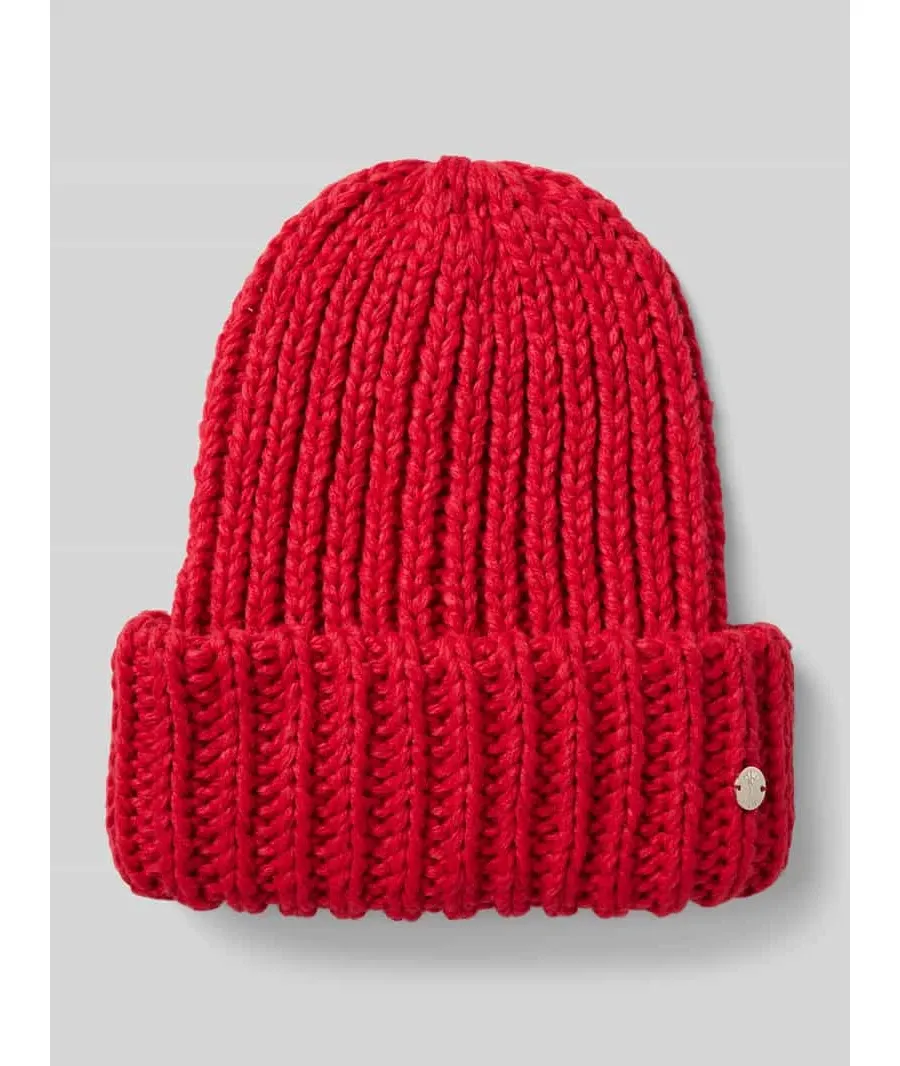obrazek 1 Czapka z dzianiny z aplikacją z logo
