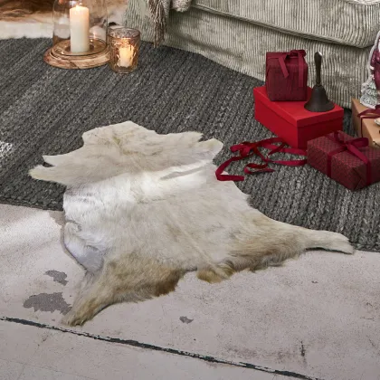 Zdjęcie Dywan z futrem kozim Piedro