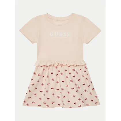 Zdjęcie Guess Sukienka codzienna K5GK08 K6YW4 Różowy Regular Fit