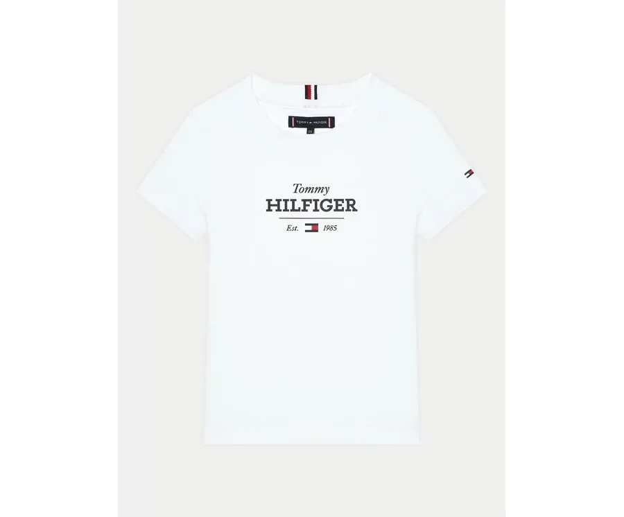 obrazek 1 Tommy Hilfiger T-Shirt KB0KB09356 M Biały Regular Fit