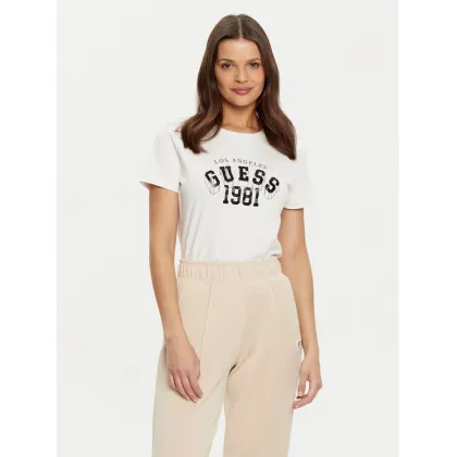 Zdjęcie Guess T-Shirt V5RI06 I3Z14 Écru Regular Fit