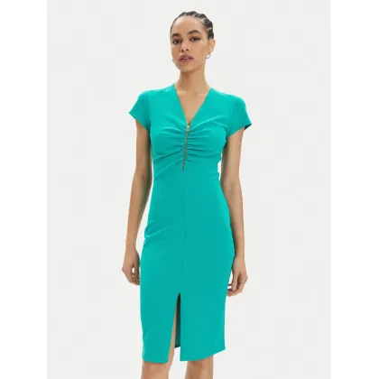 Zdjęcie Rinascimento Sukienka koktajlowa CFC0117728003 Turkusowy Slim Fit